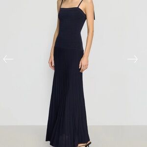 NWT COS PLEATED KNITTED MAXI DRESS